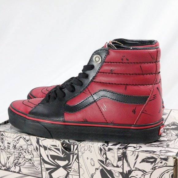 Vans Other - VANS Marvel x SK8-Hi 'Deadpool' Sneakers NIB